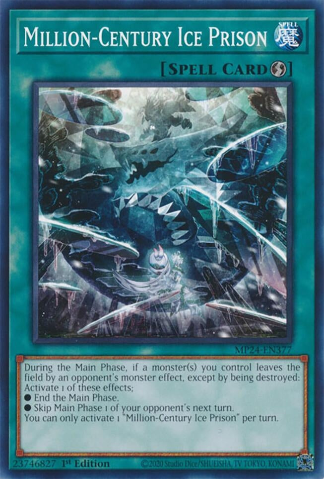 Image for Million-Century Ice Prison (MP24-EN377) (25th Anniversary Tin: Dueling Mirrors) - YuGiOh
