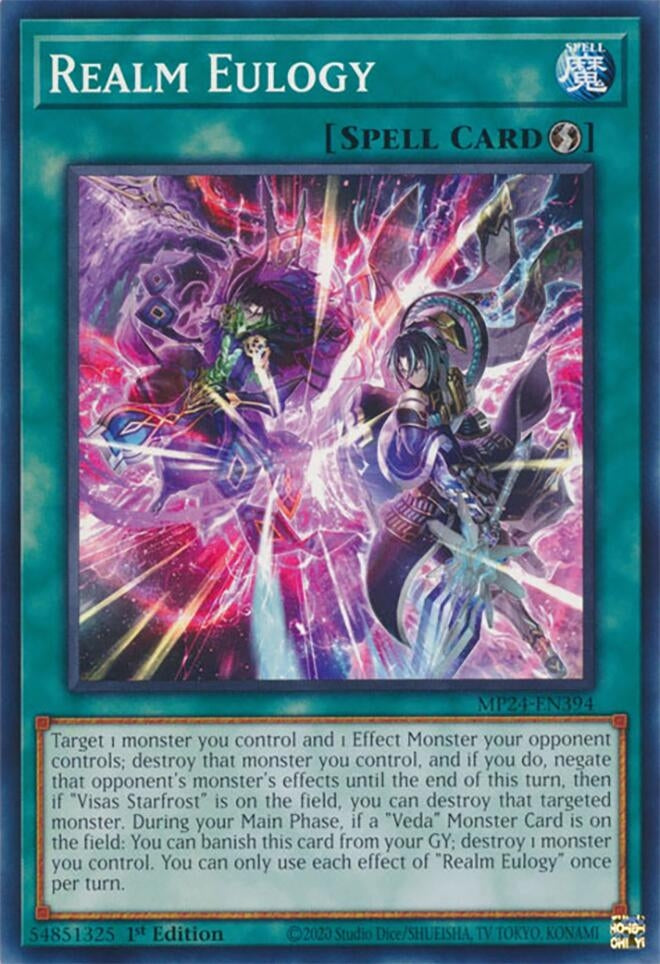 Image for Realm Eulogy (MP24-EN394) (25th Anniversary Tin: Dueling Mirrors) - YuGiOh