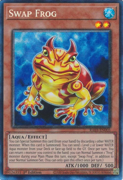 Image for Swap Frog (PCR) (RA03-EN005) (Quarter Century Bonanza) - YuGiOh