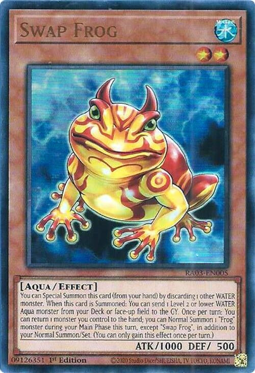 Image for Swap Frog (UR) (RA03-EN005) (Quarter Century Bonanza) - YuGiOh