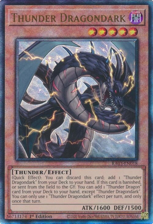 Image for Thunder Dragondark (PUR) (RA03-EN018) (Quarter Century Bonanza) - YuGiOh