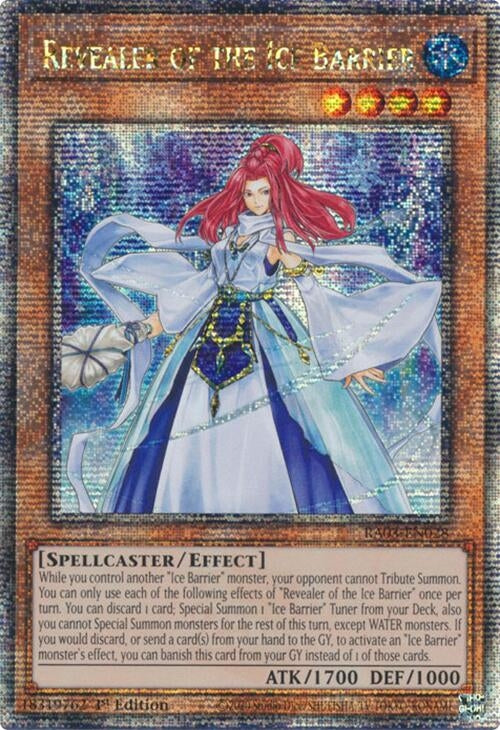 Image for Revealer of the Ice Barrier (Quarter Century Secret Rare) (RA03-EN028) (Quarter Century Bonanza) - YuGiOh