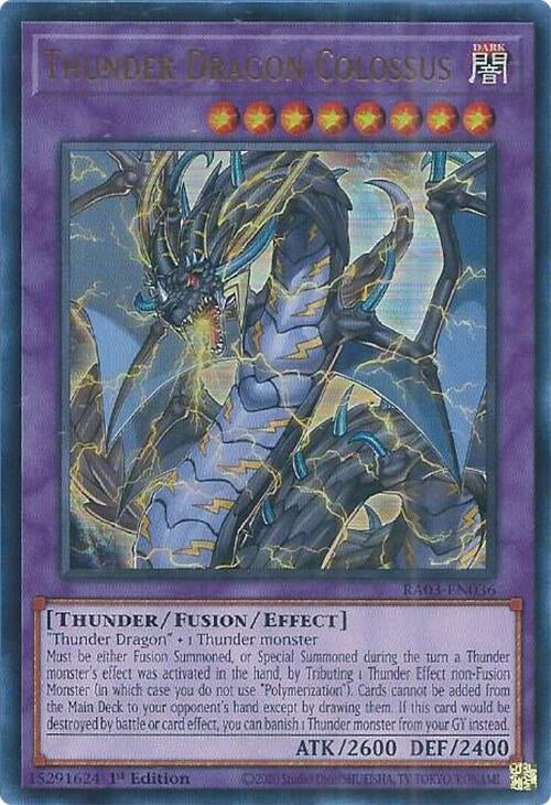 Image for Thunder Dragon Colossus (UR) (RA03-EN036) (Quarter Century Bonanza) - YuGiOh