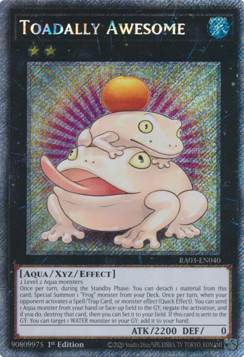 Image for Toadally Awesome (Platinum Secret Rare) (RA03-EN040) (Quarter Century Bonanza) - YuGiOh