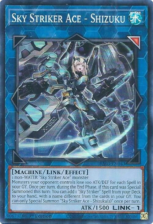 Image for Sky Striker Ace - Shizuku (RA03-EN043) (Quarter Century Bonanza) - YuGiOh