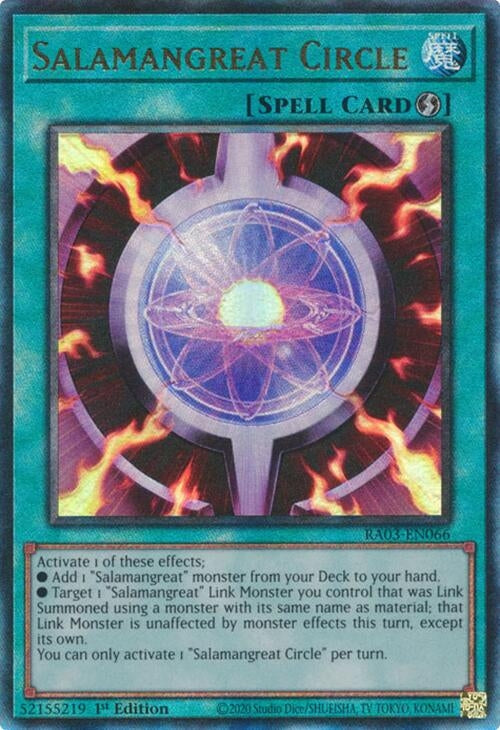 Image for Salamangreat Circle (PUR) (RA03-EN066) (Quarter Century Bonanza) - YuGiOh