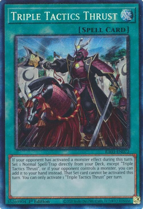 Image for Triple Tactics Thrust (PCR) (RA03-EN072) (Quarter Century Bonanza) - YuGiOh