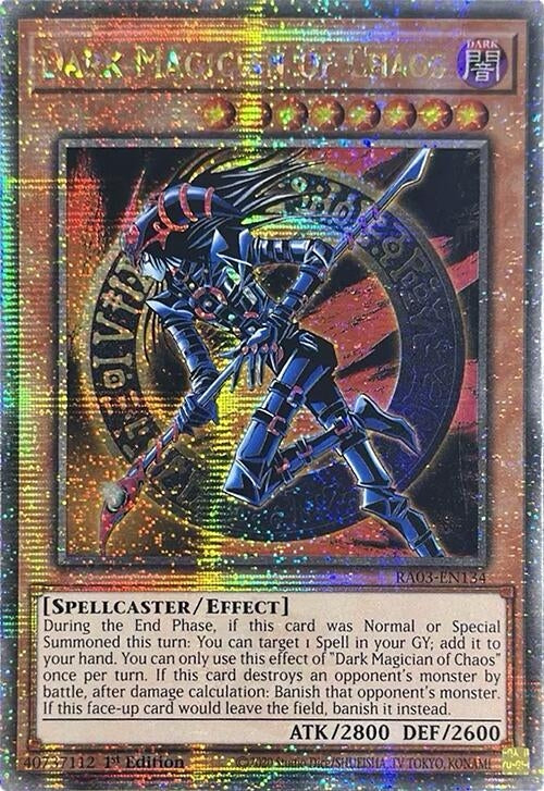 Image for Dark Magician of Chaos (Quarter Century Secret Rare) (RA03-EN134) (Quarter Century Bonanza) - YuGiOh