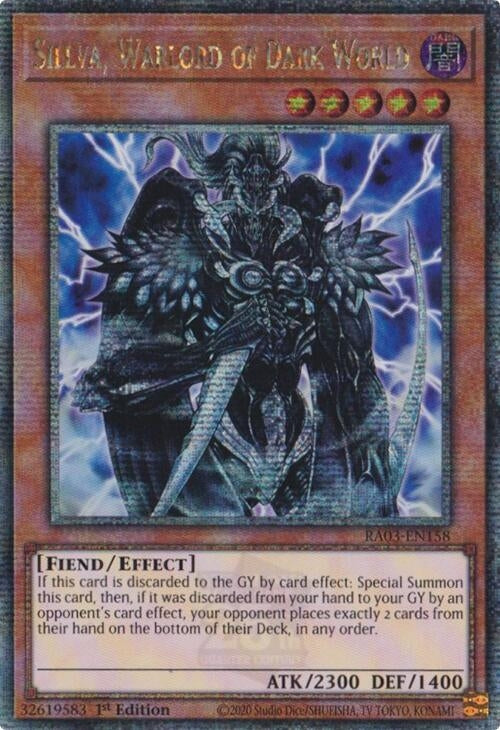 Image for Sillva, Warlord of Dark World (Quarter Century Secret Rare) (RA03-EN158) (Quarter Century Bonanza) - YuGiOh