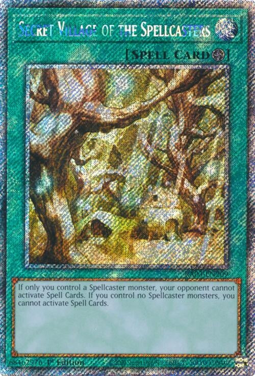 Image for Secret Village of the Spellcasters (Platinum Secret Rare) (RA03-EN209) (Quarter Century Bonanza) - YuGiOh