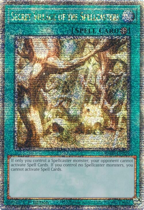 Image for Secret Village of the Spellcasters (Quarter Century Secret Rare) (RA03-EN209) (Quarter Century Bonanza) - YuGiOh