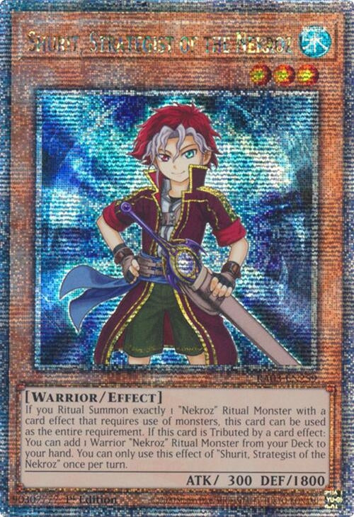 Image for Shurit, Strategist of the Nekroz (Quarter Century Secret Rare) (RA03-EN259) (Quarter Century Bonanza) - YuGiOh