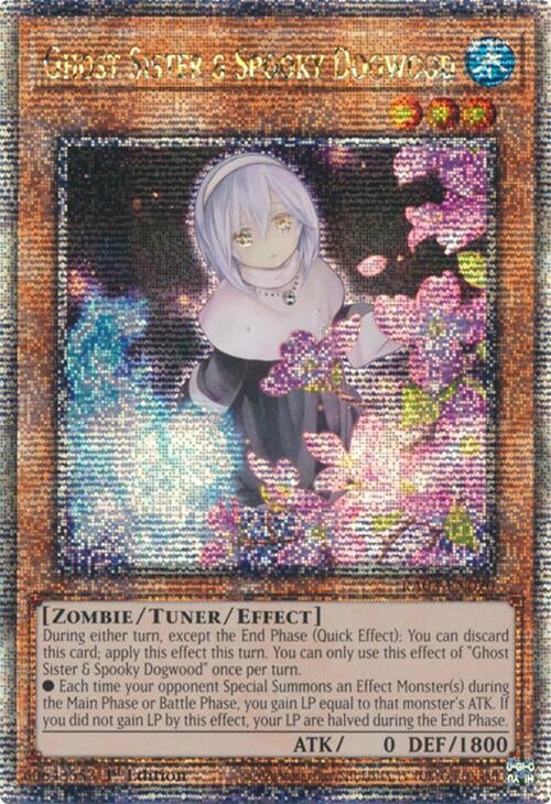 Image for Ghost Sister & Spooky Dogwood (Alternate Art) (Quarter Century Secret Rare) (RA03-EN020) (Quarter Century Bonanza) - YuGiOh