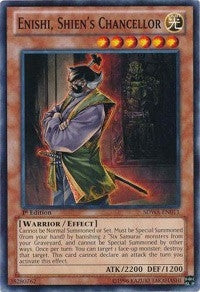 Image for Enishi, Shien's Chancellor (SDWA-EN011) (Structure Deck: Samurai Warlords) - YuGiOh