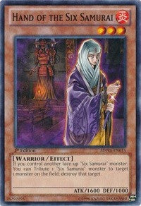 Image for Hand of the Six Samurai (SDWA-EN015) (Structure Deck: Samurai Warlords) - YuGiOh
