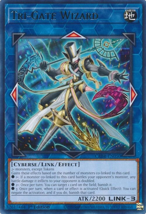 Image for Tri-Gate Wizard (CRBR-EN050) (Crossover Breakers) - YuGiOh