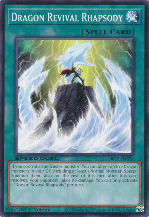 Image for Dragon Revival Rhapsody (SBC2-ENB14) (Speed Duel: Battle City Finals) - YuGiOh