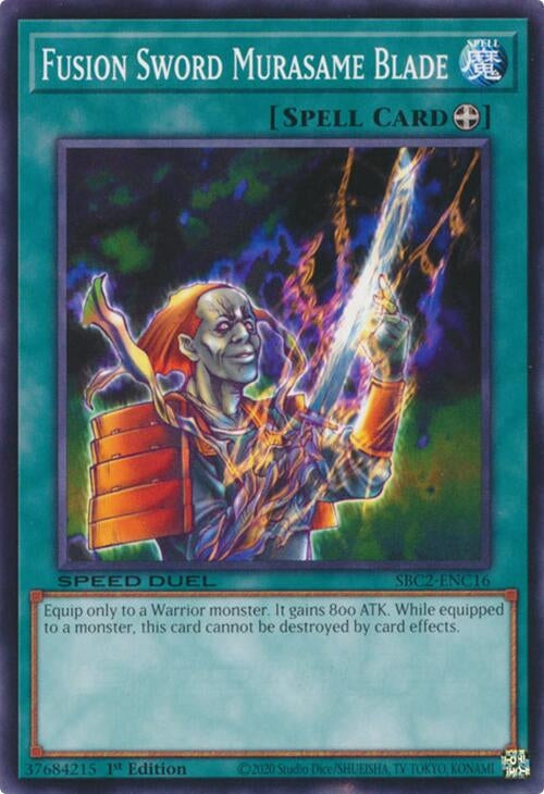 Image for Fusion Sword Murasame Blade (SBC2-ENC16) (Speed Duel: Battle City Finals) - YuGiOh