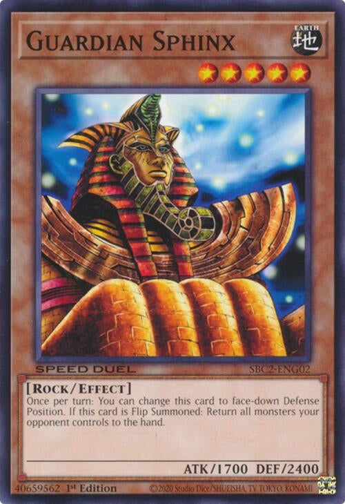 Image for Guardian Sphinx (SBC2-ENG02) (Speed Duel: Battle City Finals) - YuGiOh
