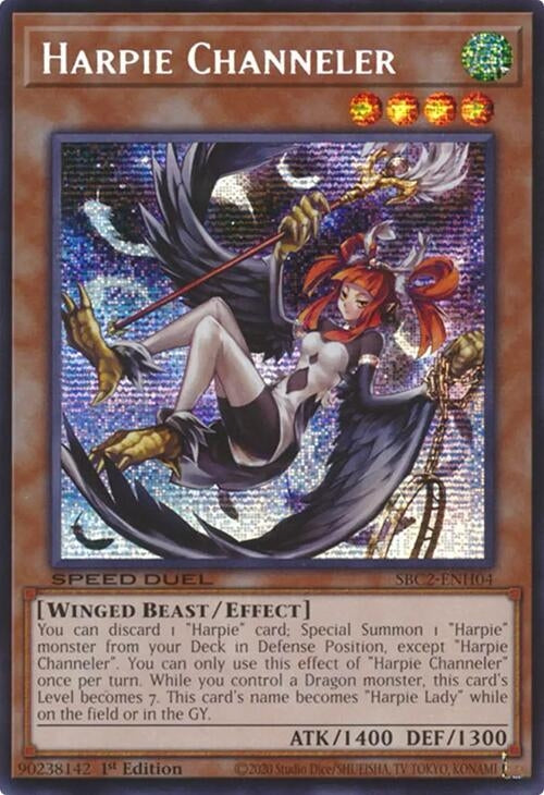 Image for Harpie Channeler (PSR) (SBC2-ENH04) (Speed Duel: Battle City Finals) - YuGiOh