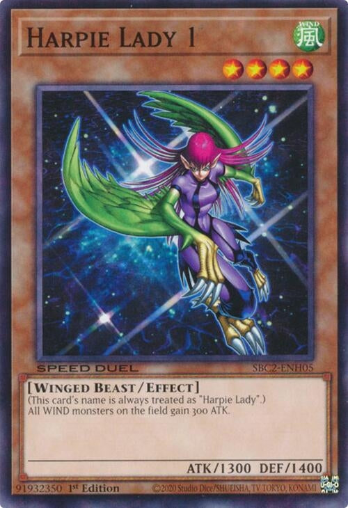 Image for Harpie Lady 1 (SBC2-ENH05) (Speed Duel: Battle City Finals) - YuGiOh