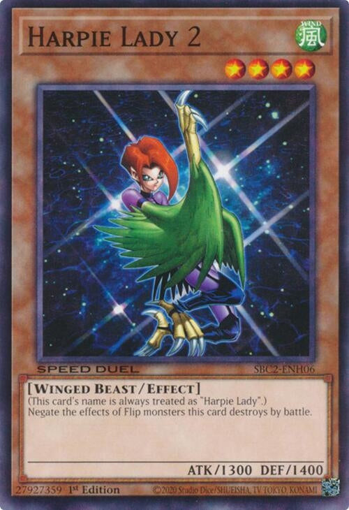 Image for Harpie Lady 2 (SBC2-ENH06) (Speed Duel: Battle City Finals) - YuGiOh