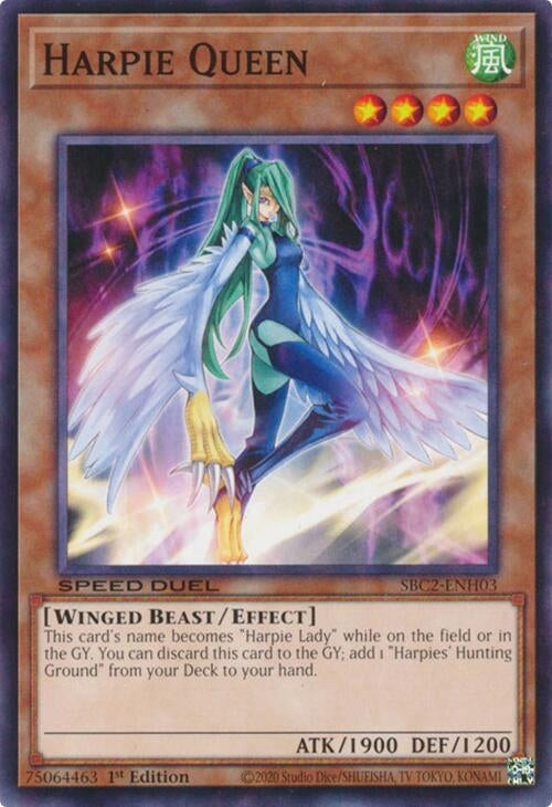 Image for Harpie Queen (SBC2-ENH03) (Speed Duel: Battle City Finals) - YuGiOh