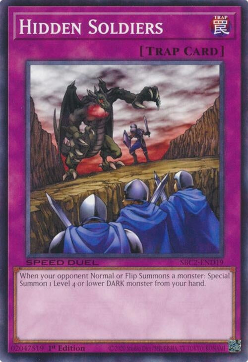 Image for Hidden Soldiers (SBC2-END19) (Speed Duel: Battle City Finals) - YuGiOh