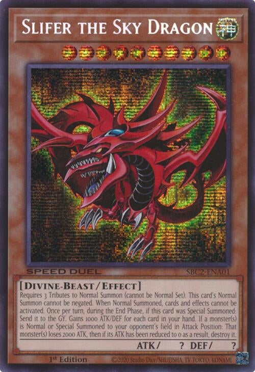 Image for Slifer the Sky Dragon (SBC2-ENA01) (Speed Duel: Battle City Finals) - YuGiOh