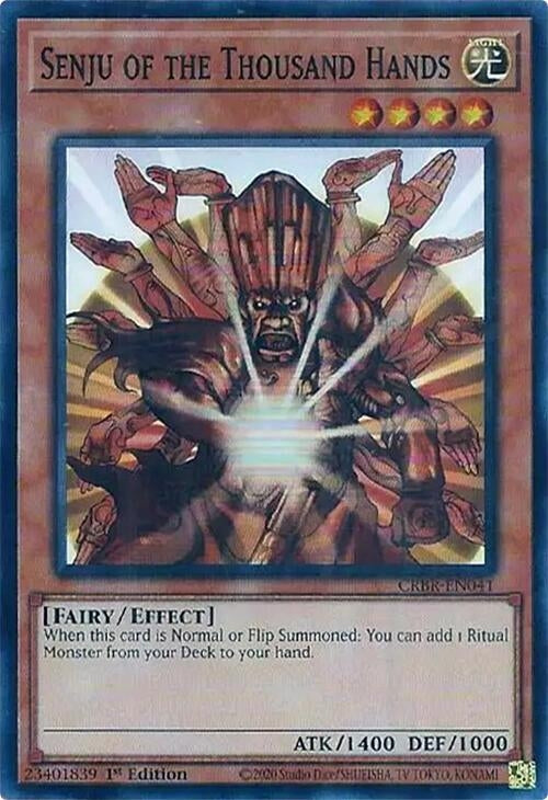Image for Senju of the Thousand Hands (SR) (CRBR-EN041) (Crossover Breakers) - YuGiOh