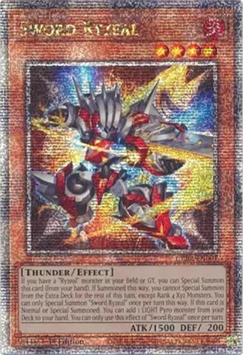Image for Sword Ryzeal (Quarter Century Secret Rare) (CRBR-EN001) (Crossover Breakers) - YuGiOh