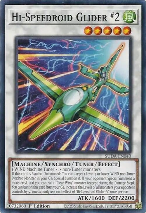 Image for Hi-Speedroid Glider #2 (SUDA-EN040) (Supreme Darkness) - YuGiOh