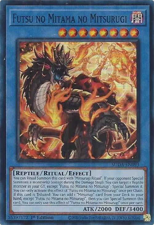 Image for Futsu no Mitama no Mitsurugi (SUDA-EN093) (Supreme Darkness) - YuGiOh