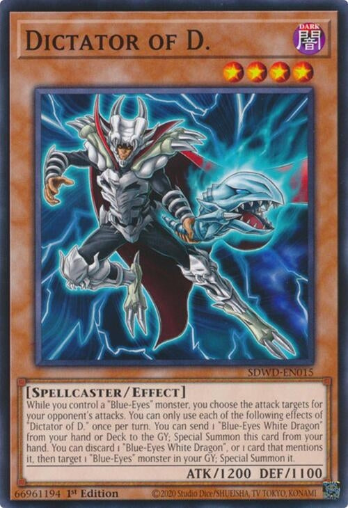 Image for Dictator of D. (SDWD-EN015) (Structure Deck: Blue-Eyes White Destiny) - YuGiOh