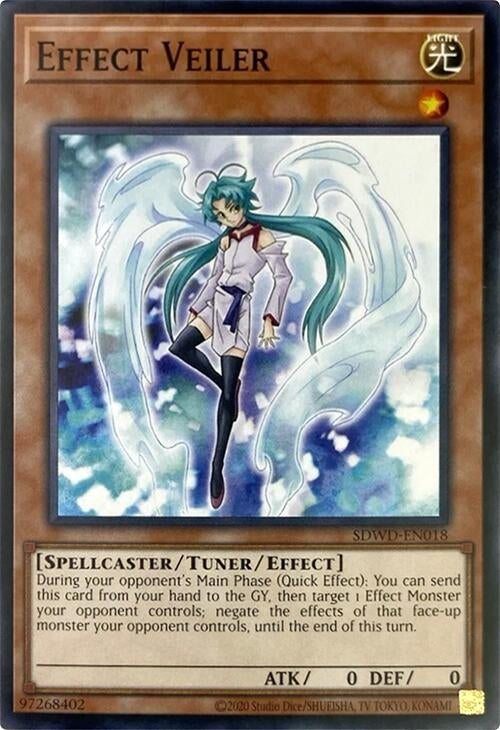 Image for Effect Veiler (Unlimited Misprint) (SDWD-EN018) (Structure Deck: Blue-Eyes White Destiny) - YuGiOh