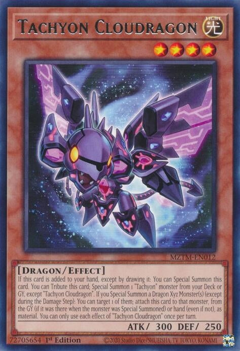 Image for Tachyon Cloudragon (MZTM-EN012) (Maze of the Master) - YuGiOh