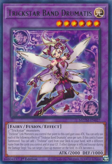 Image for Trickstar Band Drumatis (MZTM-EN027) (Maze of the Master) - YuGiOh