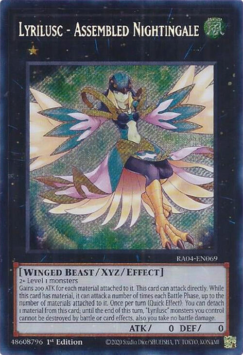 Image for Lyrilusc - Assembled Nightingale (Secret Rare) (RA04-EN069) (Quarter Century Stampede) - YuGiOh