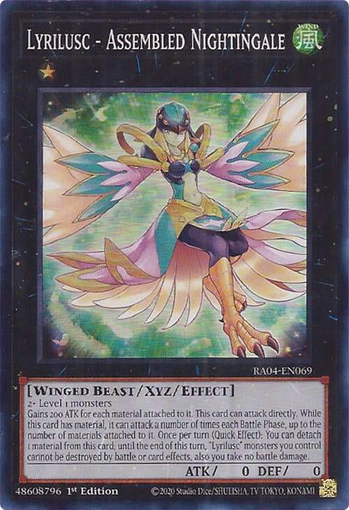 Image for Lyrilusc - Assembled Nightingale (RA04-EN069) (Quarter Century Stampede) - YuGiOh