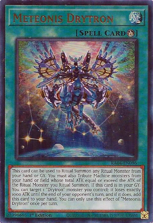 Image for Meteonis Drytron (UR) (RA04-EN096) (Quarter Century Stampede) - YuGiOh
