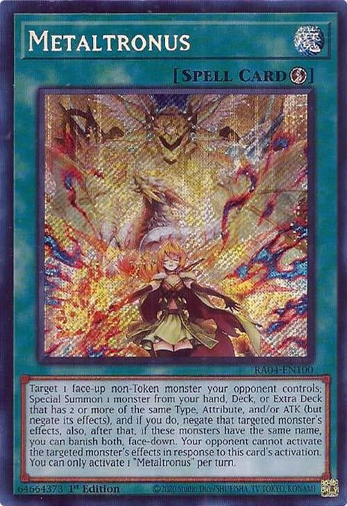 Image for Metaltronus (Secret Rare) (RA04-EN100) (Quarter Century Stampede) - YuGiOh