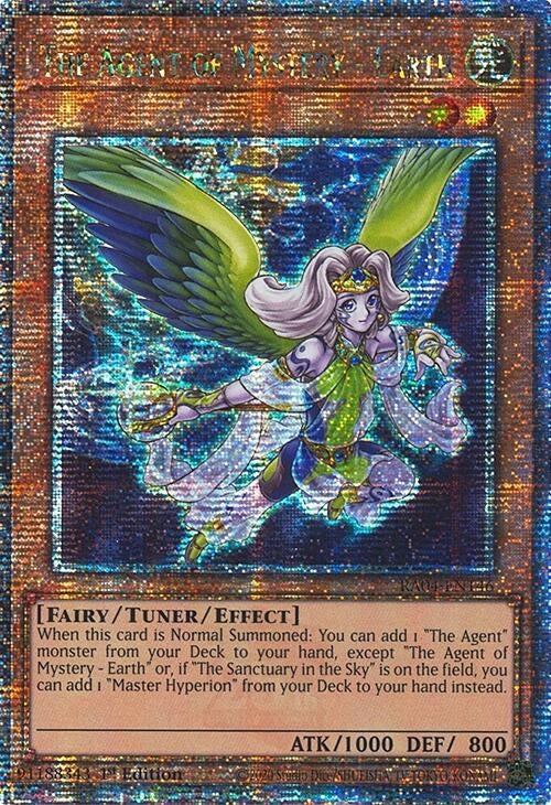 Image for The Agent of Mystery - Earth (Quarter Century Secret Rare) (RA04-EN146) (Quarter Century Stampede) - YuGiOh