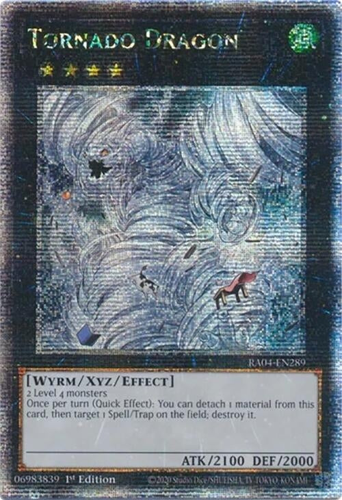 Image for Tornado Dragon (Quarter Century Secret Rare) (RA04-EN289) (Quarter Century Stampede) - YuGiOh