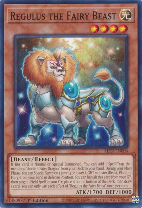 Image for Regulus the Fairy Beast (ALIN-EN006) (Alliance Insight) - YuGiOh