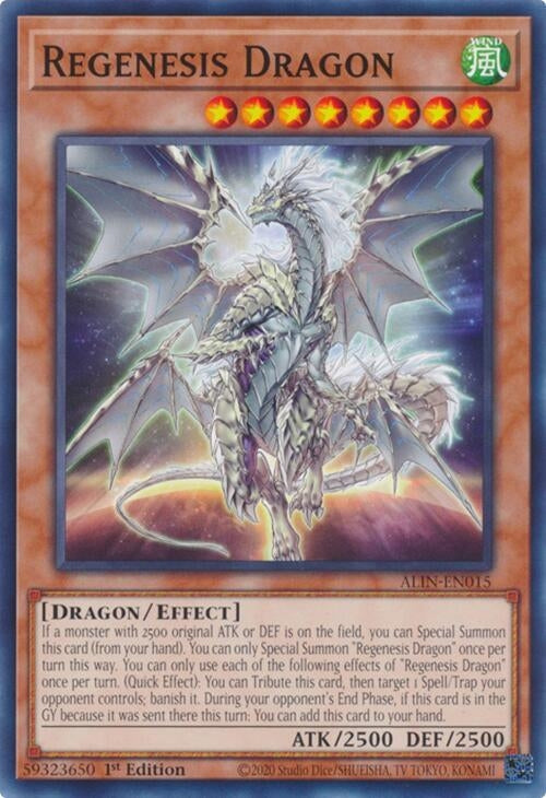 Image for Regenesis Dragon (ALIN-EN015) (Alliance Insight) - YuGiOh