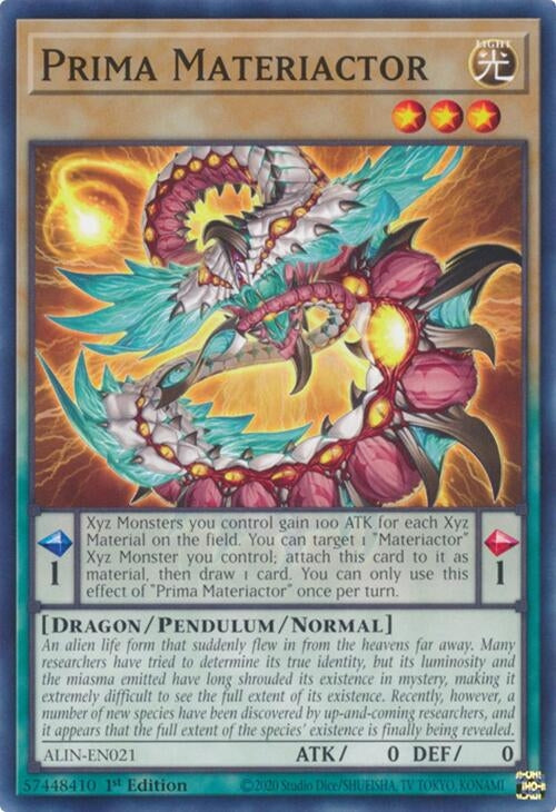 Image for Prima Materiactor (ALIN-EN021) (Alliance Insight) - YuGiOh