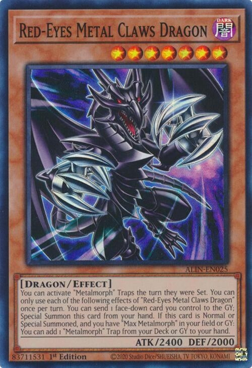 Image for Red-Eyes Metal Claws Dragon (ALIN-EN025) (Alliance Insight) - YuGiOh