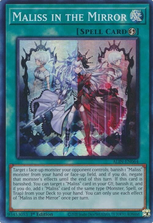 Image for Maliss in the Mirror (ALIN-EN064) (Alliance Insight) - YuGiOh
