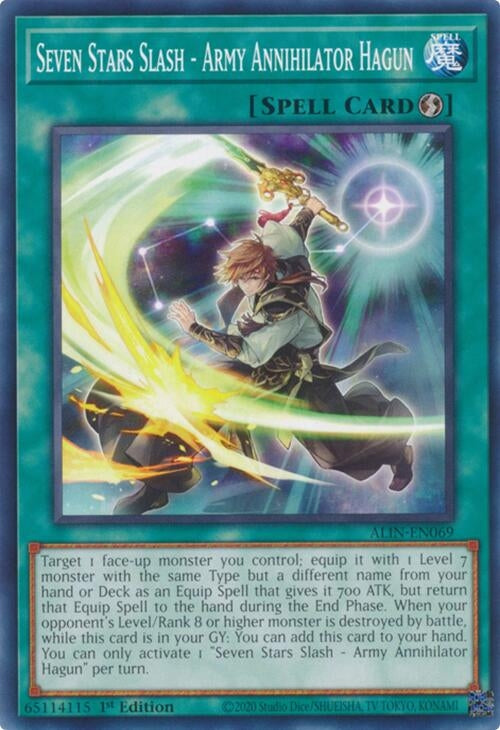 Image for Seven Stars Slash - Army Annihilator Hagun (ALIN-EN069) (Alliance Insight) - YuGiOh