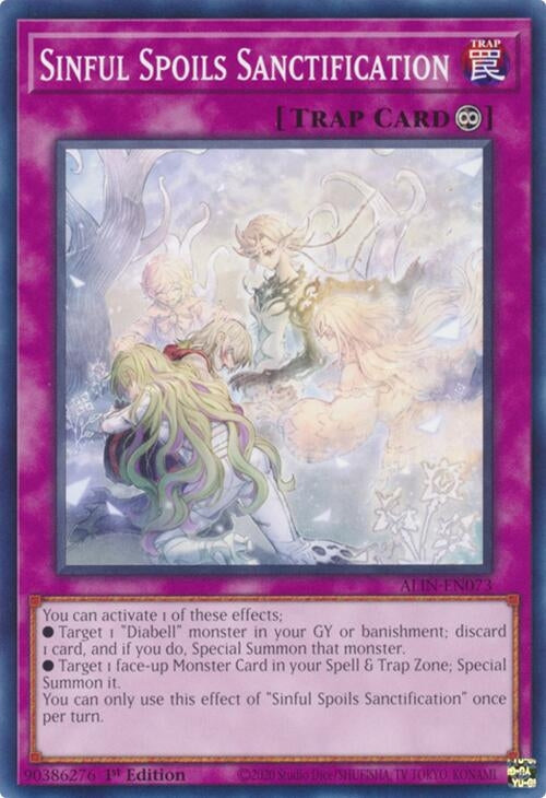 Image for Sinful Spoils Sanctification (ALIN-EN073) (Alliance Insight) - YuGiOh